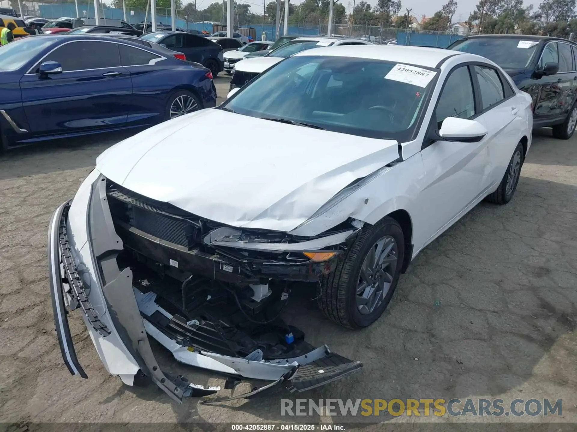 2 Photograph of a damaged car KMHLM4DJXRU097897 HYUNDAI ELANTRA HYBRID 2024