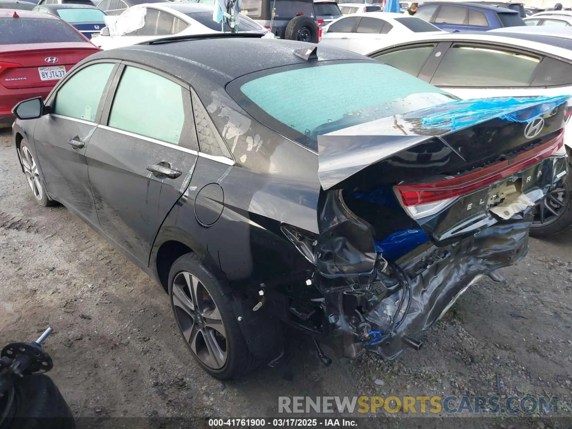3 Фотография поврежденного автомобиля KMHLN4DJ3RU097253 HYUNDAI ELANTRA HYBRID 2024