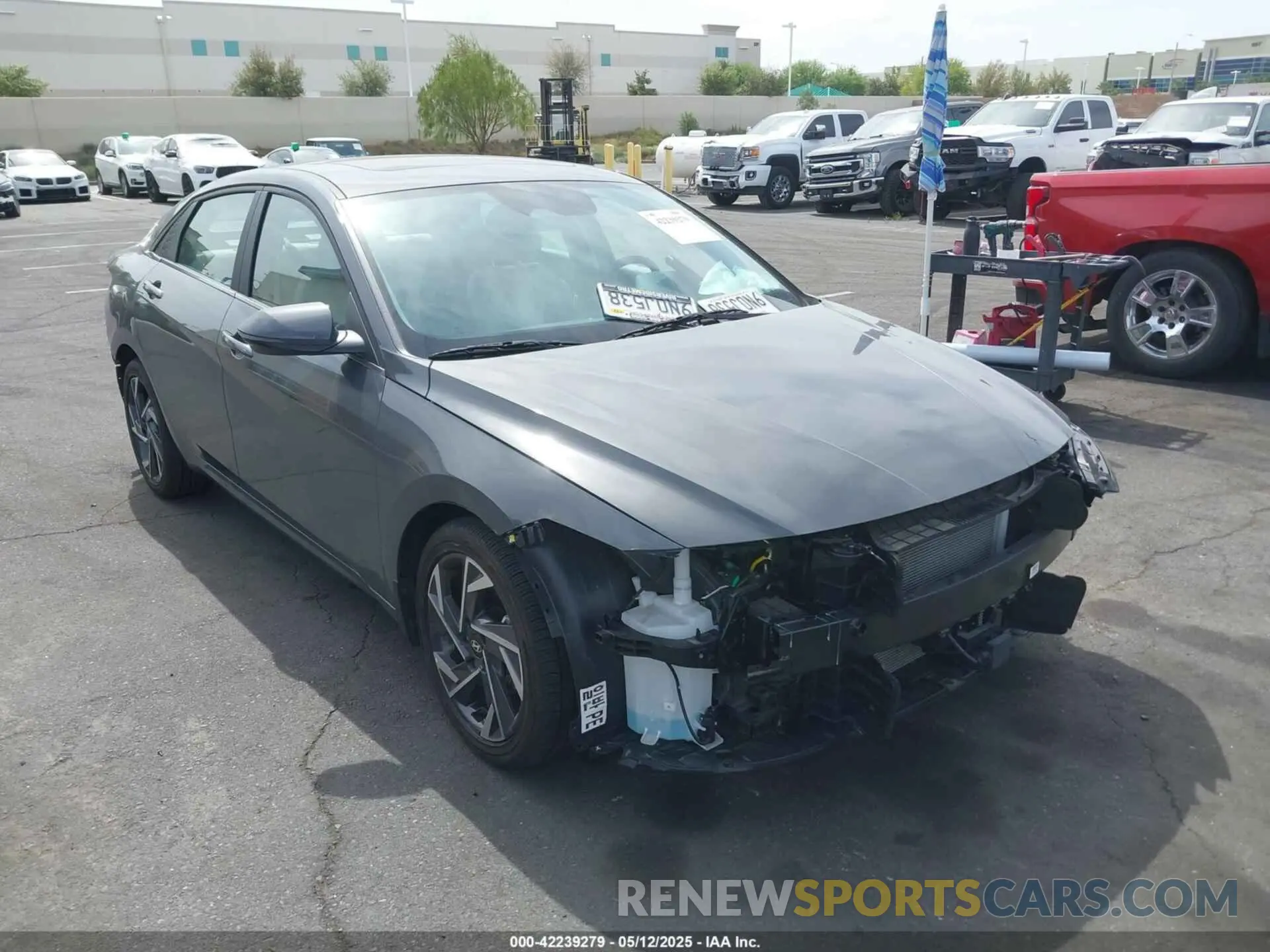 1 Photograph of a damaged car KMHLN4DJ6RU097585 HYUNDAI ELANTRA HYBRID 2024