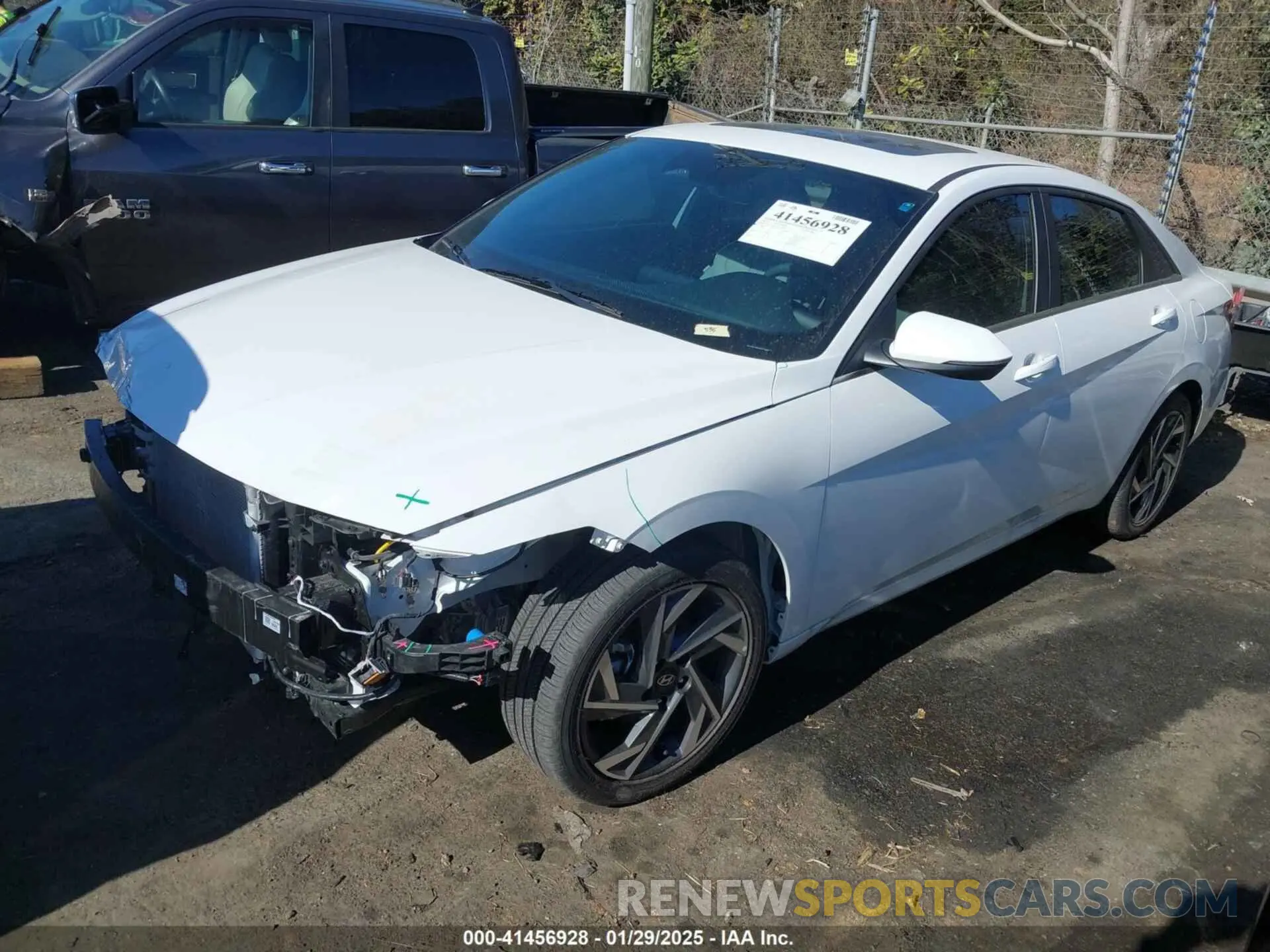 2 Photograph of a damaged car KMHLN4DJXRU118602 HYUNDAI ELANTRA HYBRID 2024