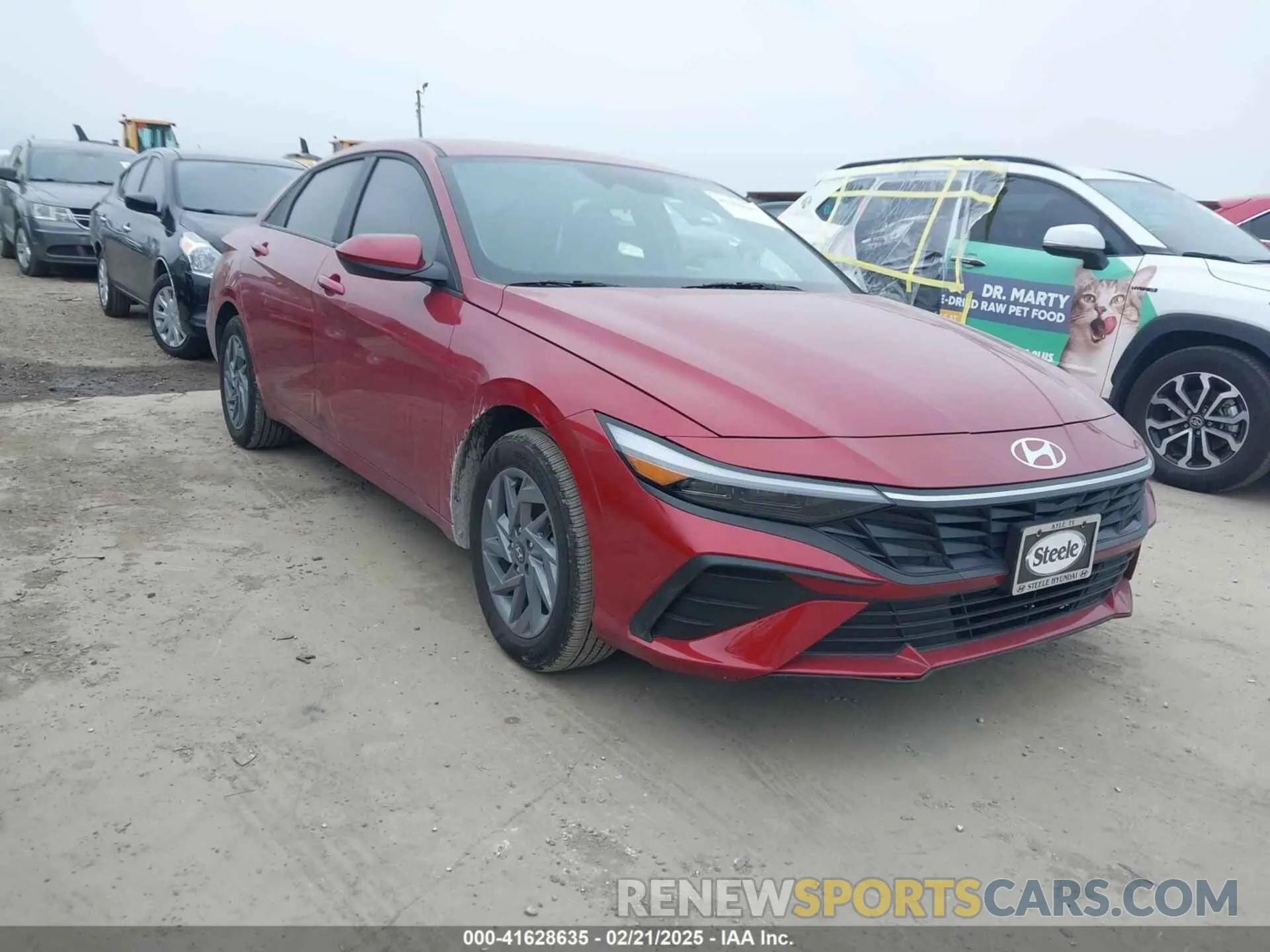 1 Photograph of a damaged car KMHLM4DJ0SU122263 HYUNDAI ELANTRA HYBRID 2025