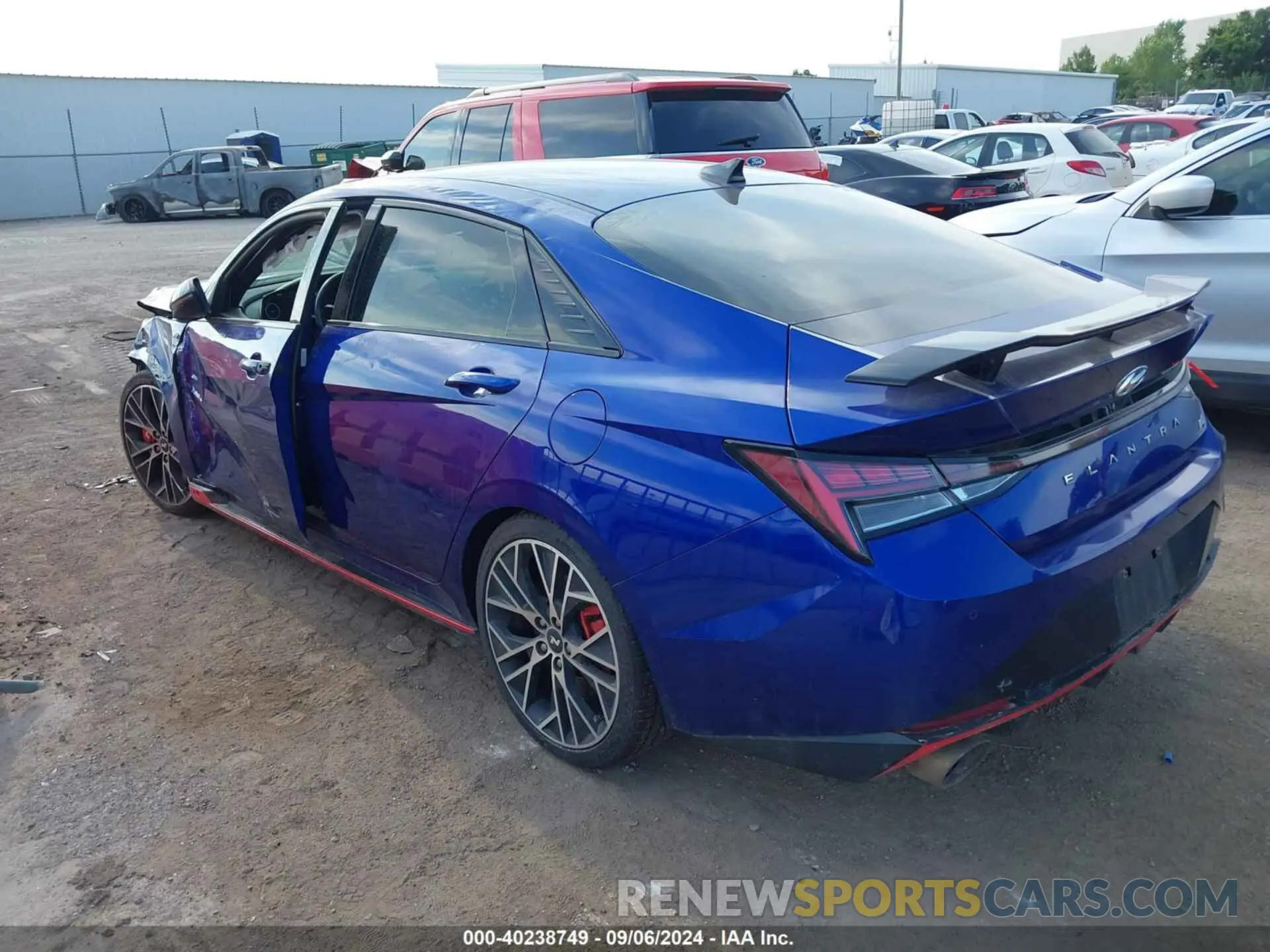 3 Фотография поврежденного автомобиля KMHLW4AK0NU003074 HYUNDAI ELANTRA N 2022