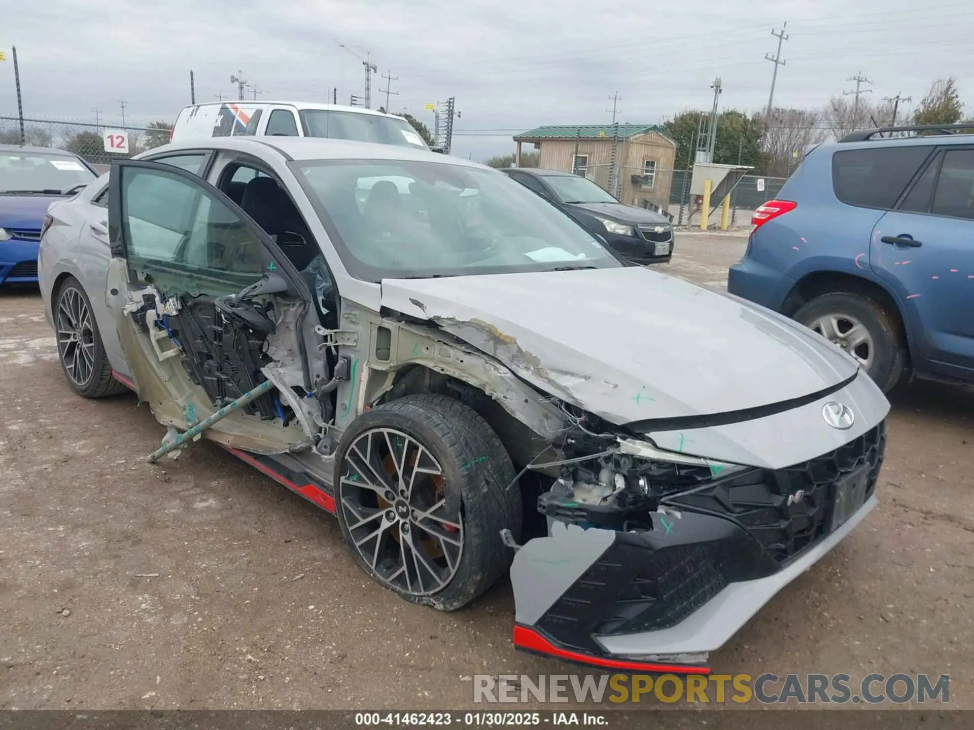 1 Фотография поврежденного автомобиля KMHLW4AK2NU003559 HYUNDAI ELANTRA N 2022