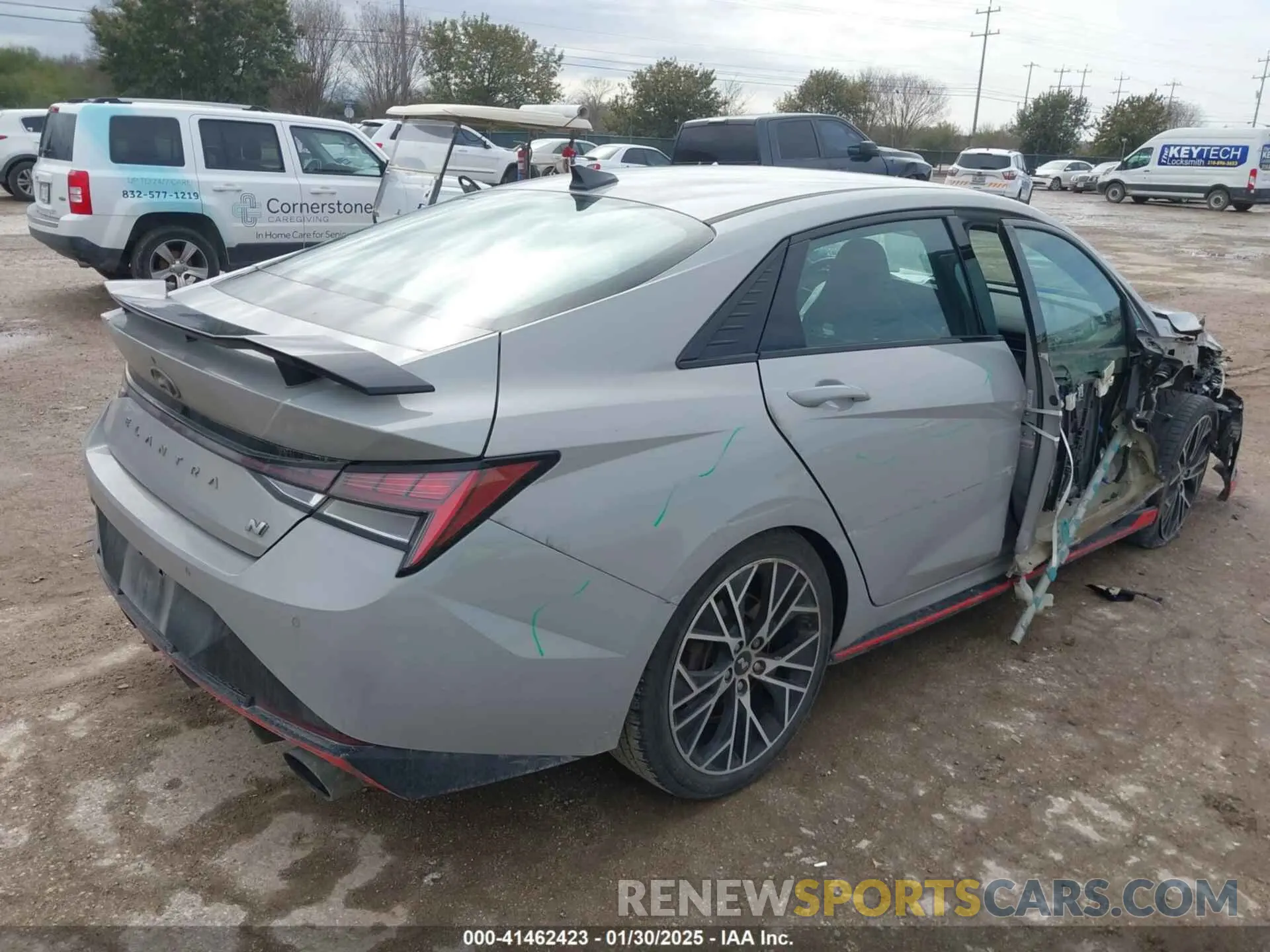 4 Фотография поврежденного автомобиля KMHLW4AK2NU003559 HYUNDAI ELANTRA N 2022