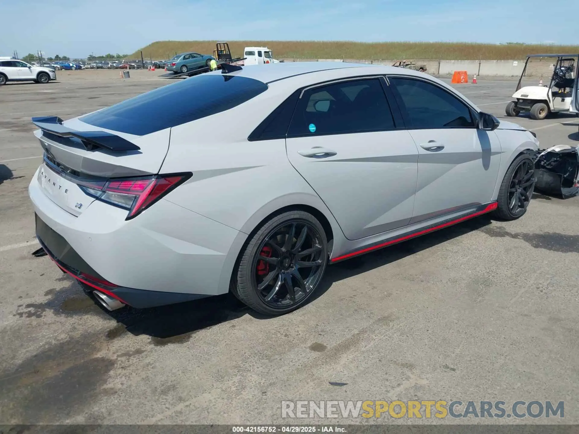 4 Photograph of a damaged car KMHLW4AK9NU008435 HYUNDAI ELANTRA N 2022