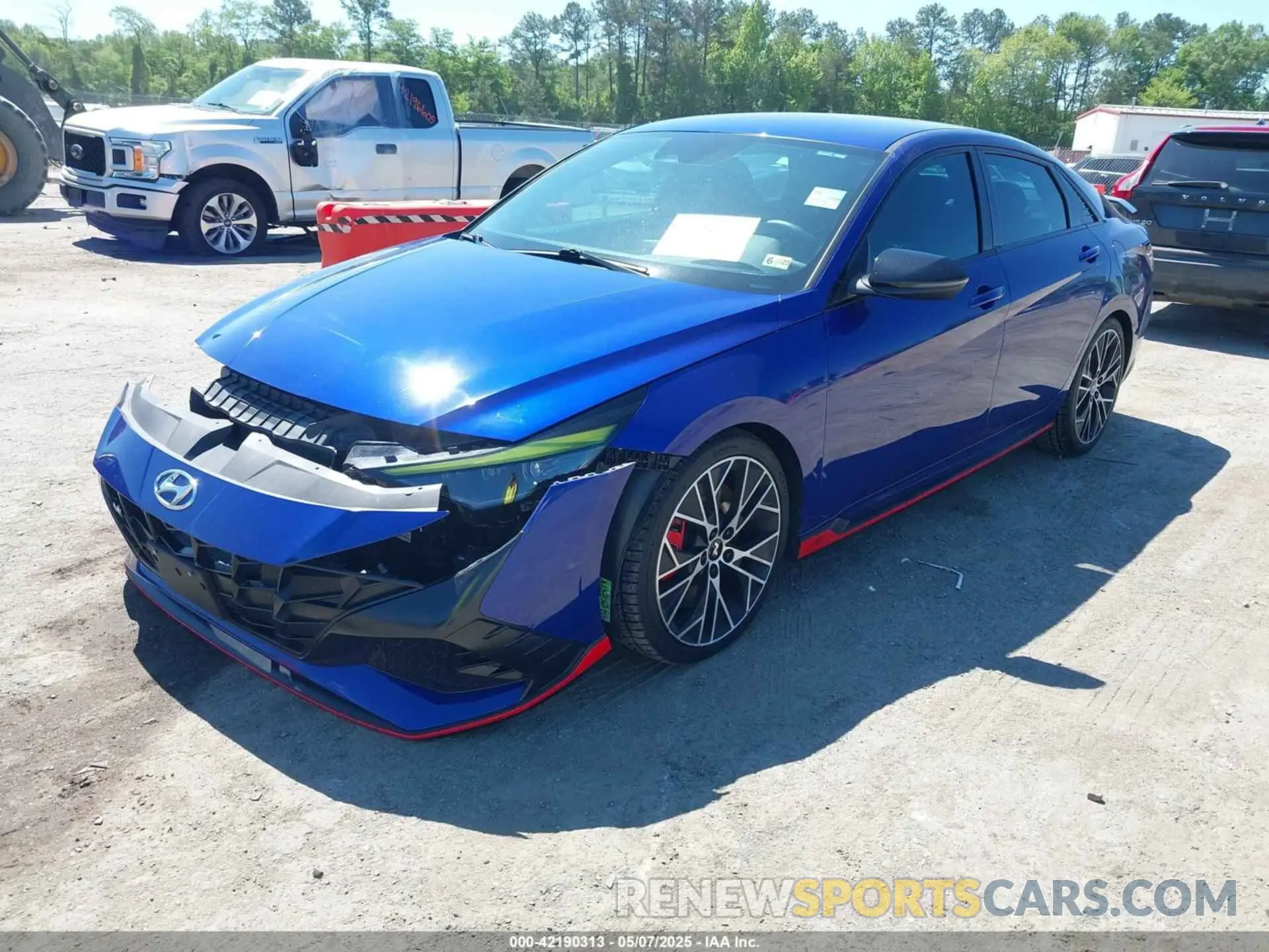 2 Photograph of a damaged car KMHLW4AKXNU004491 HYUNDAI ELANTRA N 2022