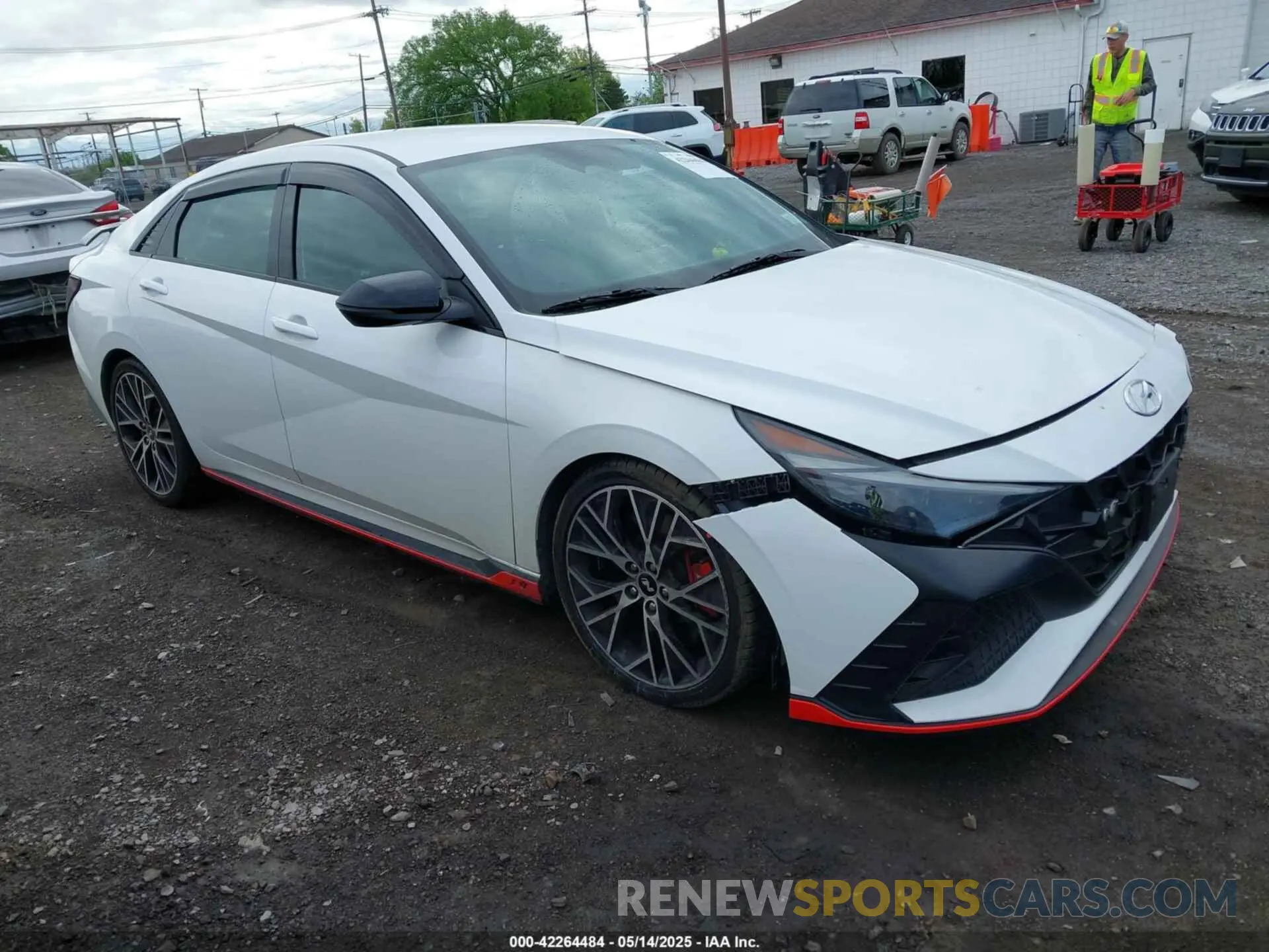 1 Photograph of a damaged car KMHLW4AK7PU013880 HYUNDAI ELANTRA N 2023