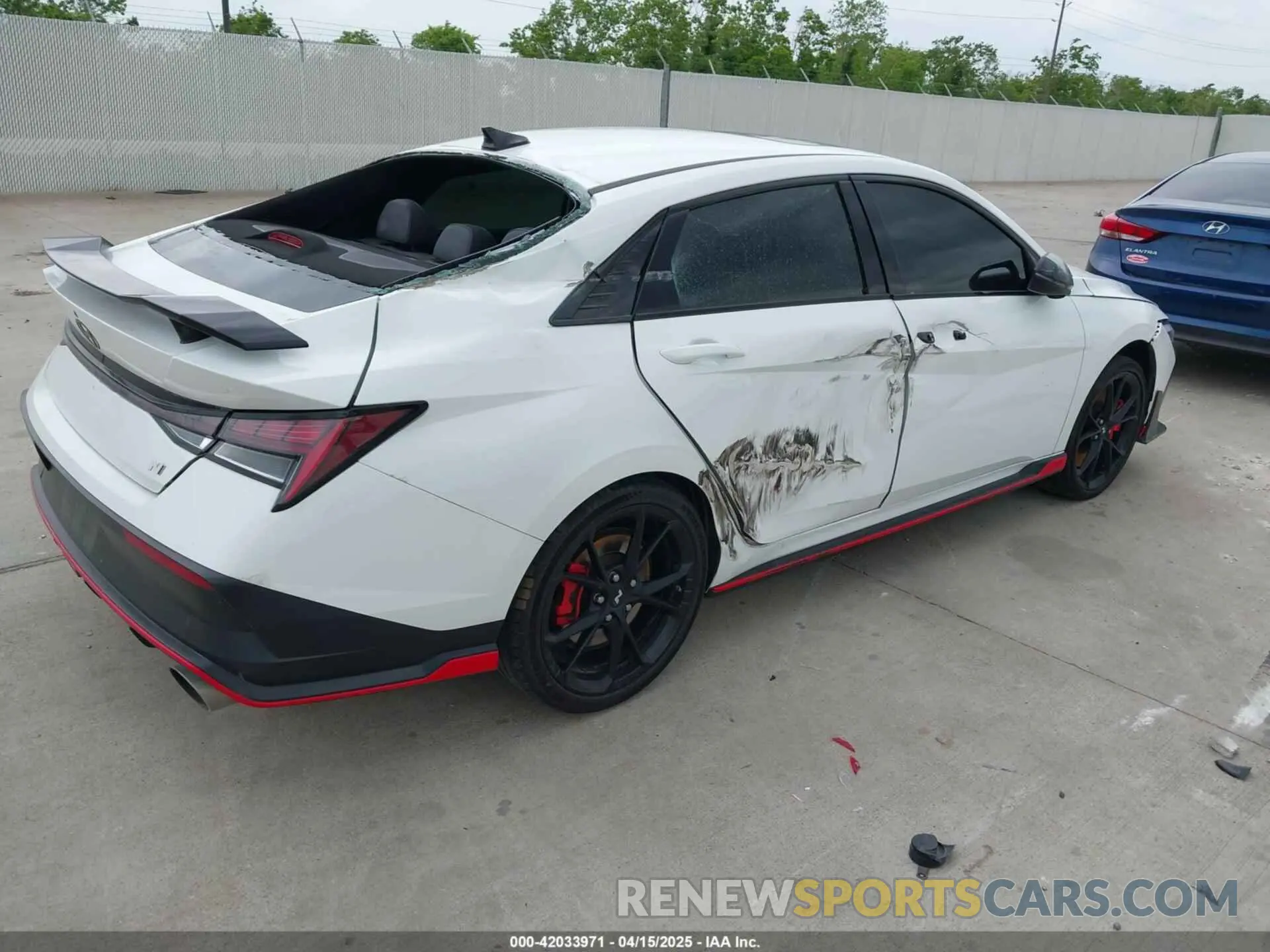 4 Фотография поврежденного автомобиля KMHLW4DK1SU023406 HYUNDAI ELANTRA N 2025