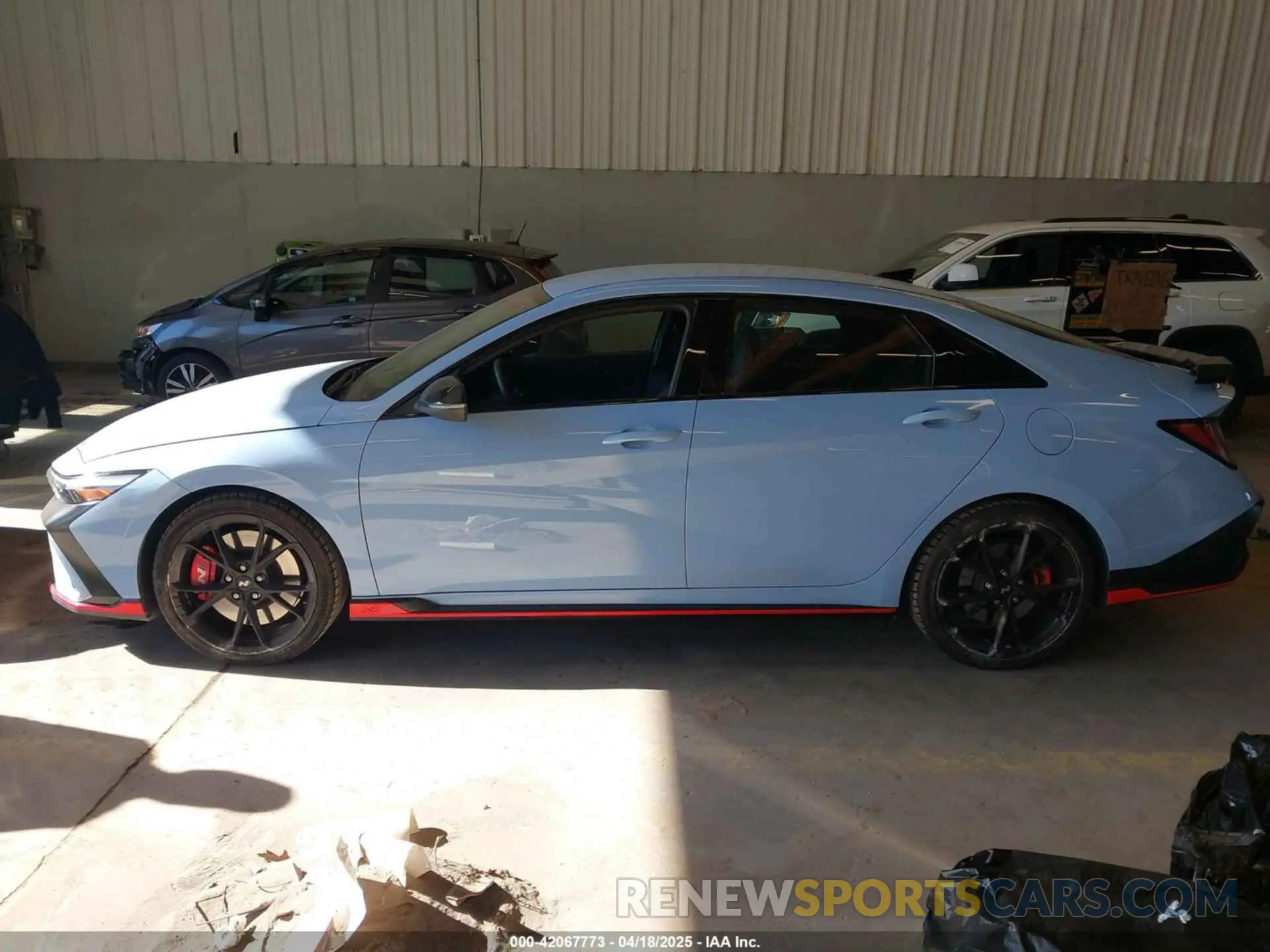 14 Photograph of a damaged car KMHLW4DK1SU027956 HYUNDAI ELANTRA N 2025