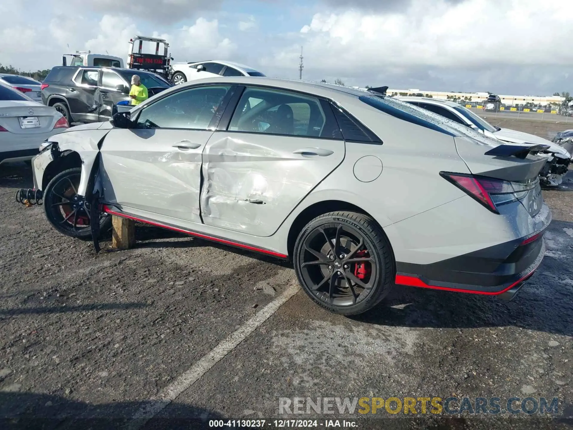 3 Photograph of a damaged car KMHLW4DKXSU023713 HYUNDAI ELANTRA N 2025
