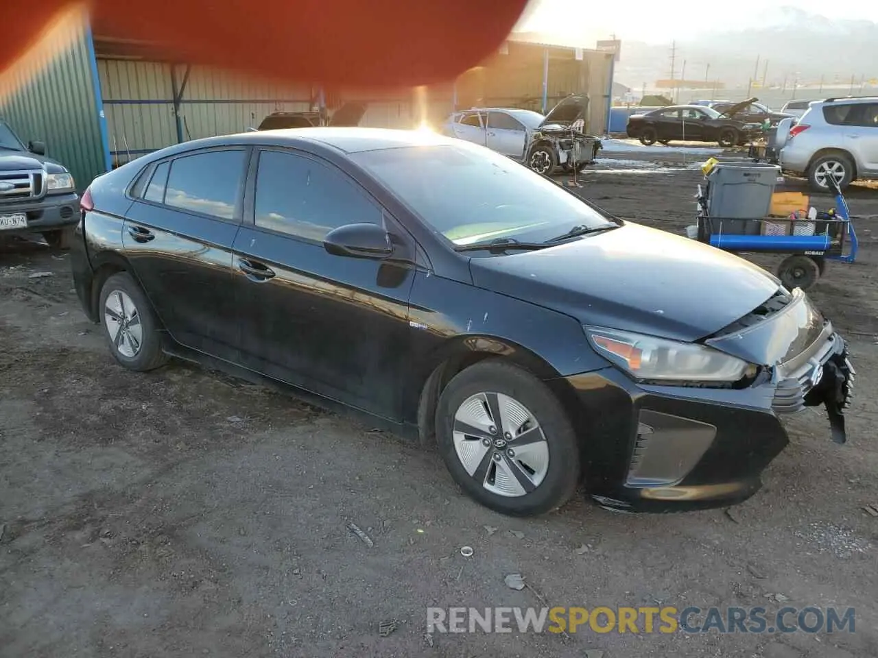 4 Photograph of a damaged car KMHC65LC2KU178756 HYUNDAI IONIQ 2019