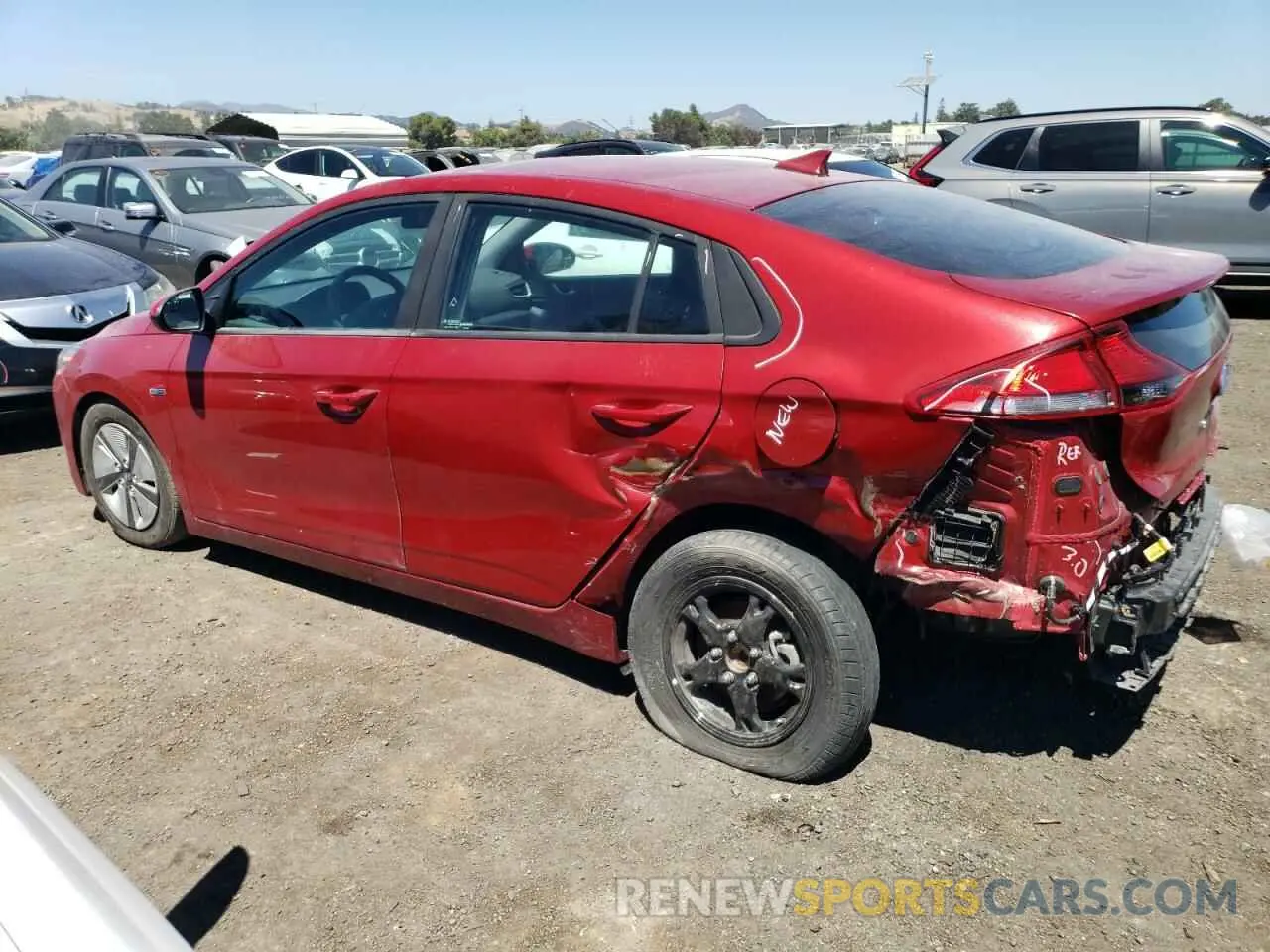 2 Фотография поврежденного автомобиля KMHC65LC2KU179938 HYUNDAI IONIQ 2019