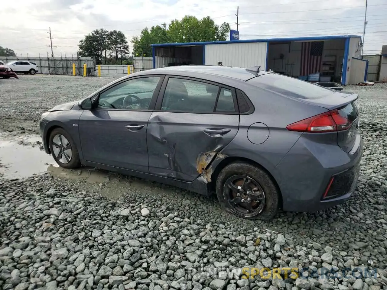 2 Photograph of a damaged car KMHC65LC3KU133177 HYUNDAI IONIQ 2019