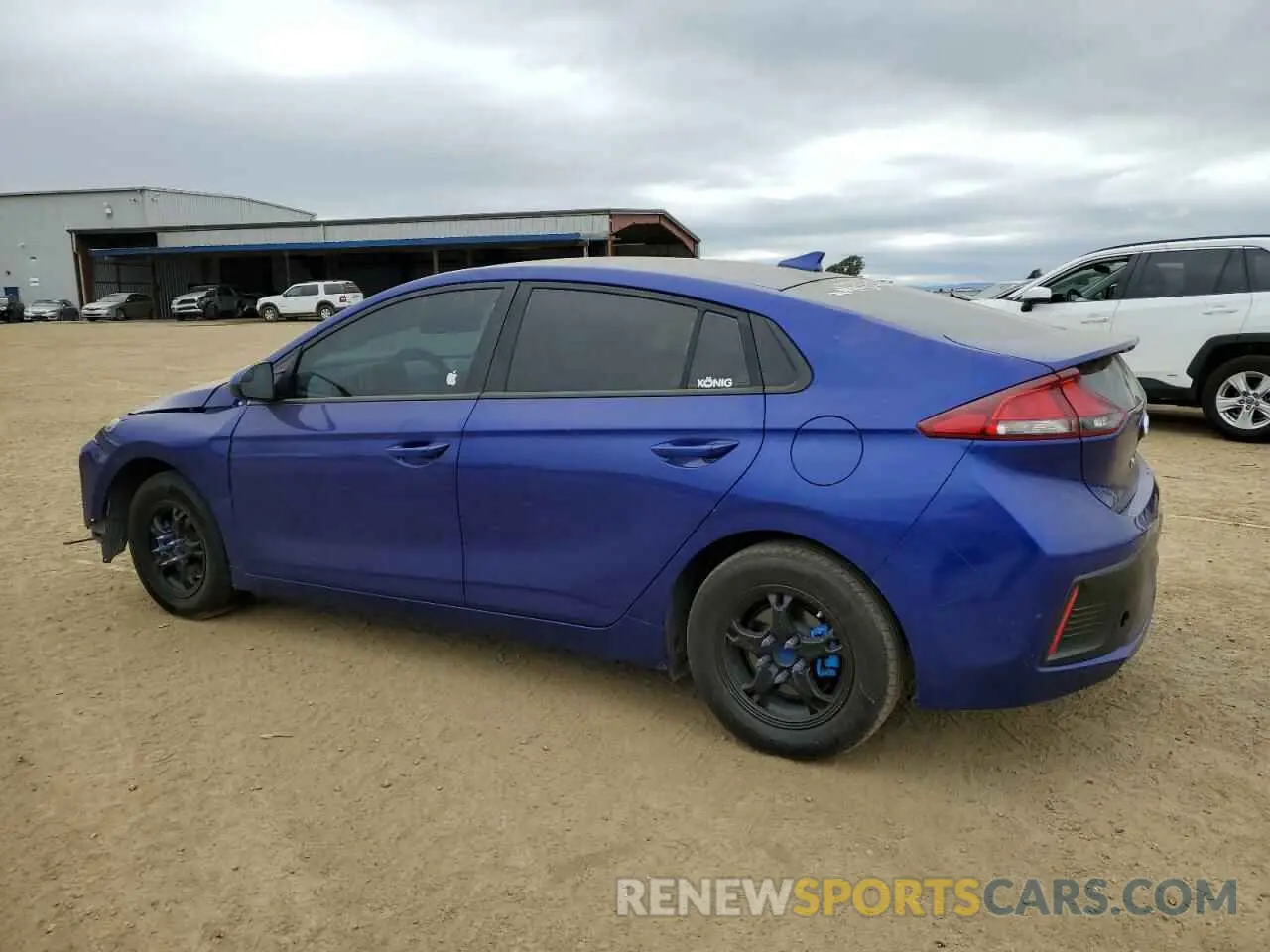 2 Photograph of a damaged car KMHC65LC4KU180704 HYUNDAI IONIQ 2019