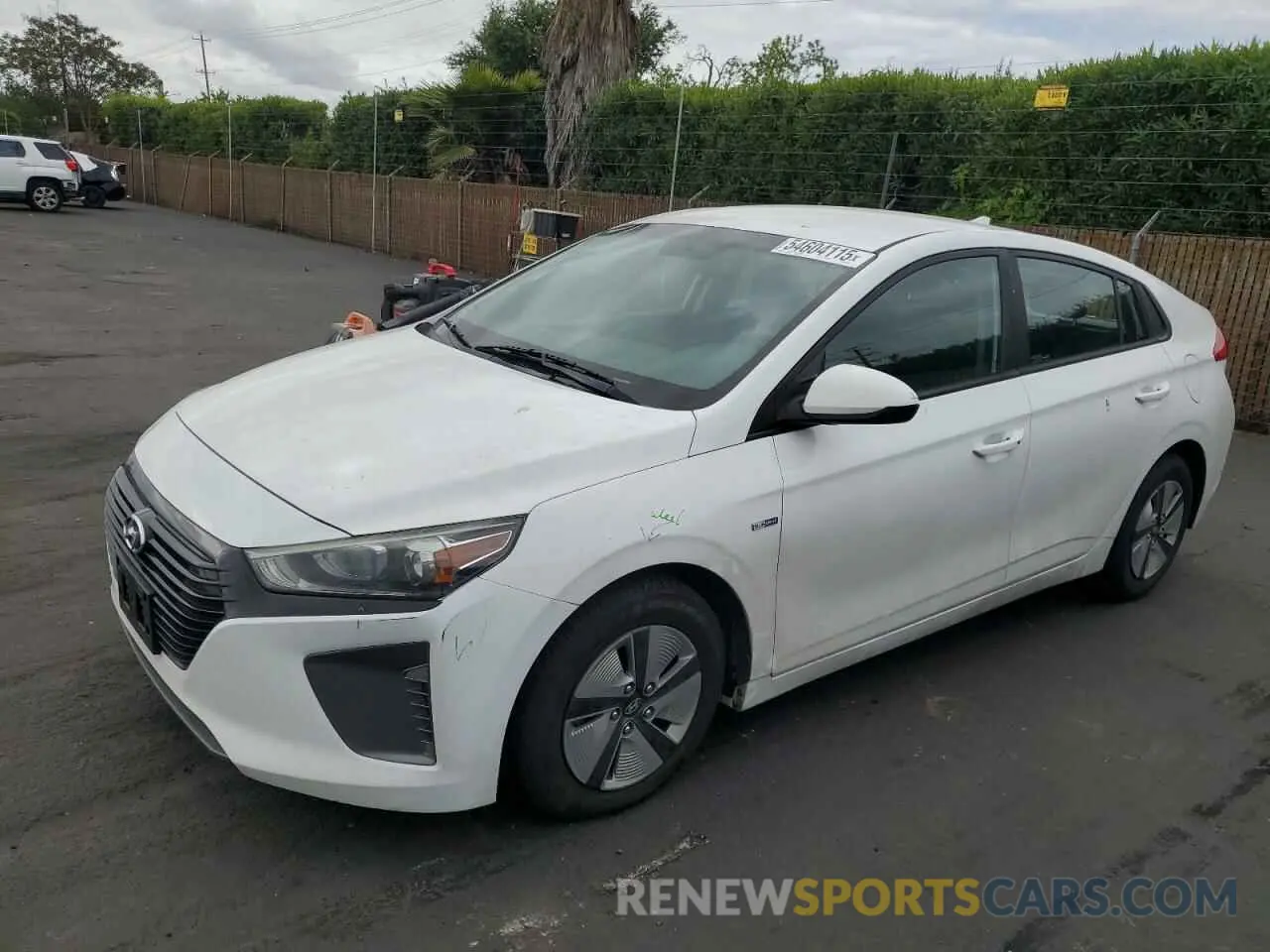 1 Photograph of a damaged car KMHC65LC9KU179368 HYUNDAI IONIQ 2019