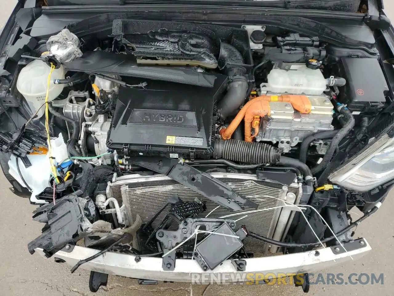13 Photograph of a damaged car KMHC75LC0KU134817 HYUNDAI IONIQ 2019