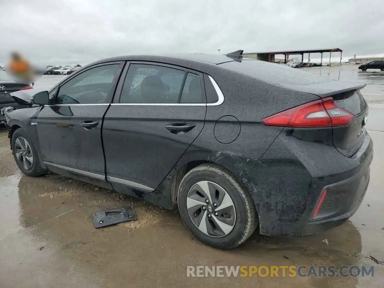 2 Photograph of a damaged car KMHC75LC0KU134817 HYUNDAI IONIQ 2019