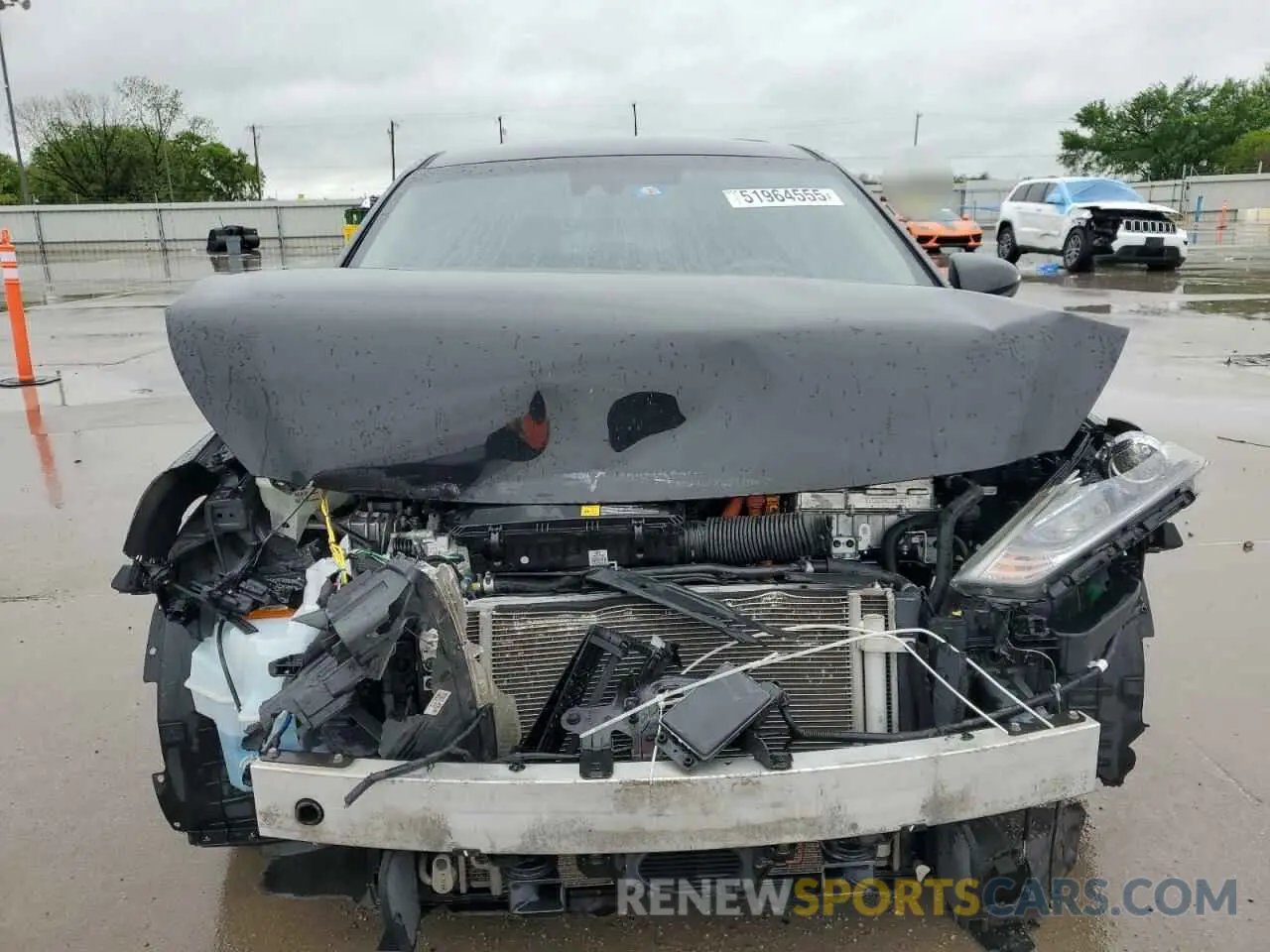 5 Photograph of a damaged car KMHC75LC0KU134817 HYUNDAI IONIQ 2019