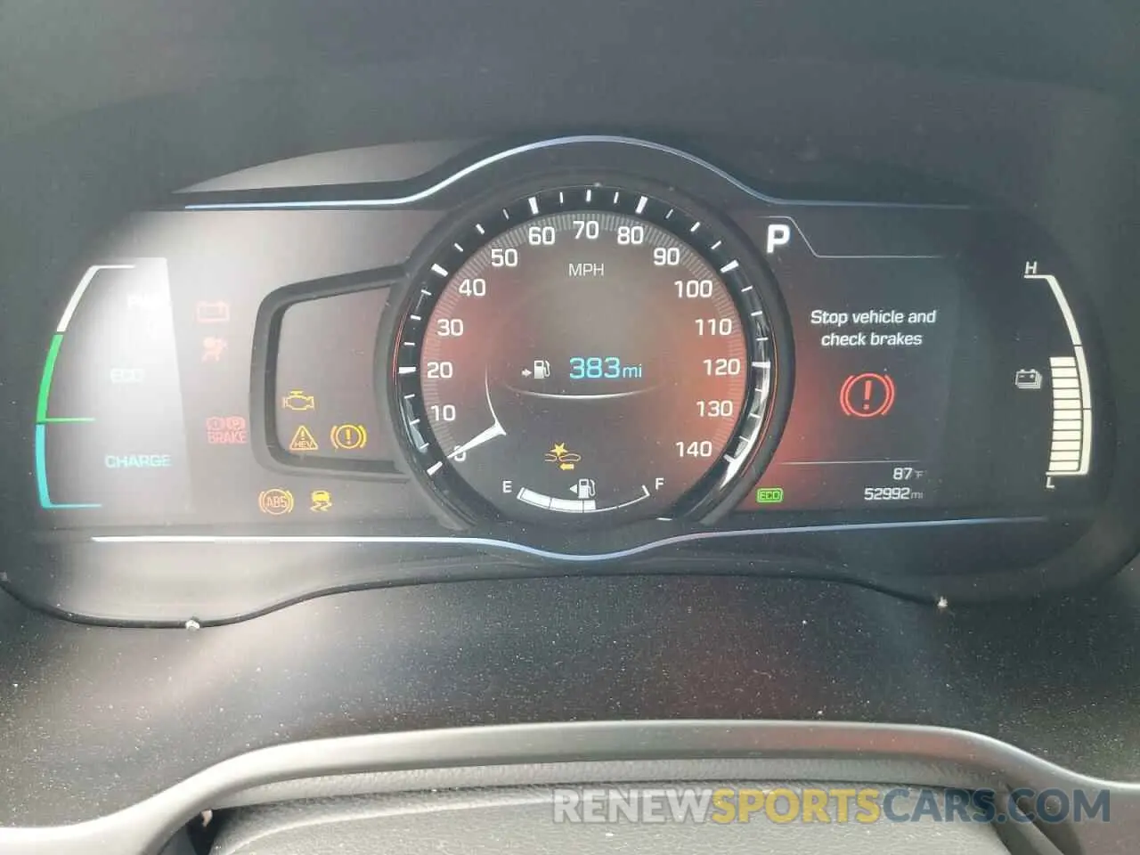 9 Photograph of a damaged car KMHC75LC1KU105732 HYUNDAI IONIQ 2019