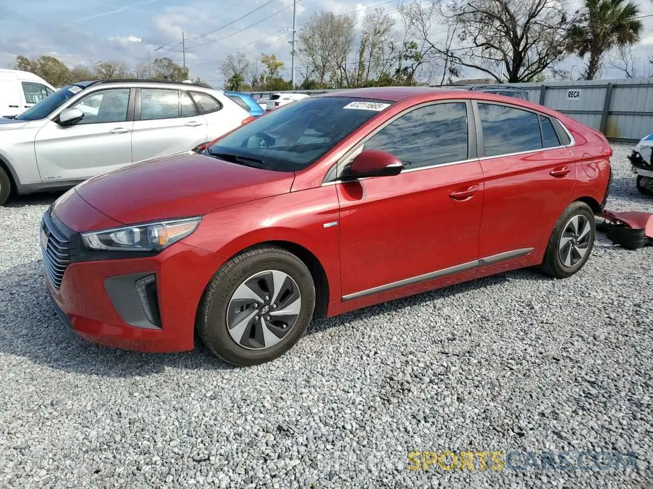 1 Фотография поврежденного автомобиля KMHC75LC2KU126332 HYUNDAI IONIQ 2019