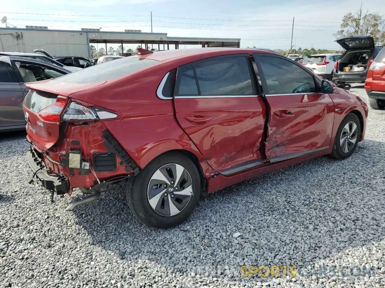 3 Фотография поврежденного автомобиля KMHC75LC2KU126332 HYUNDAI IONIQ 2019