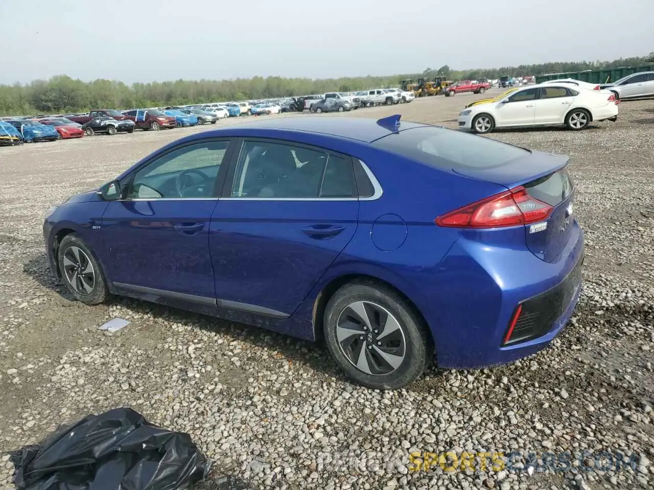 2 Photograph of a damaged car KMHC75LC6KU119044 HYUNDAI IONIQ 2019