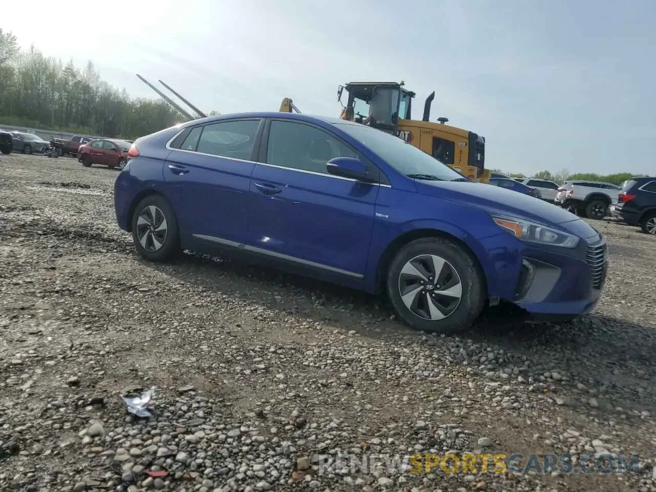 4 Photograph of a damaged car KMHC75LC6KU119044 HYUNDAI IONIQ 2019