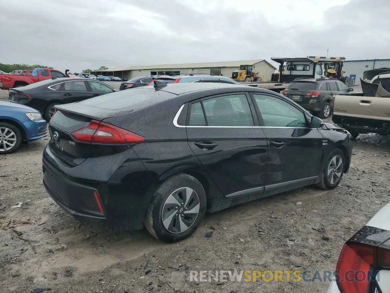 3 Photograph of a damaged car KMHC75LC8KU106716 HYUNDAI IONIQ 2019