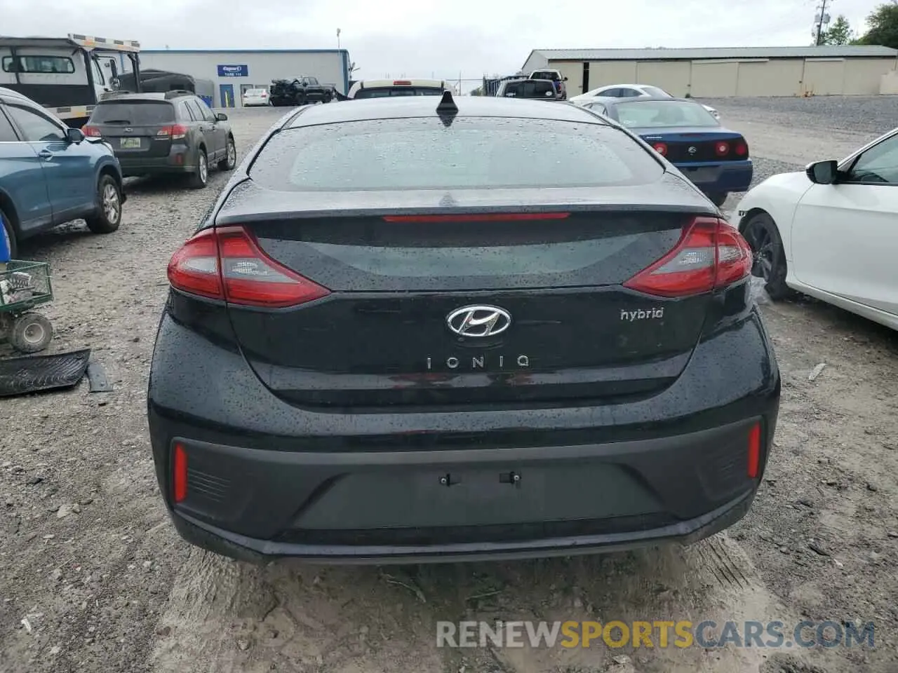 6 Photograph of a damaged car KMHC75LC8KU106716 HYUNDAI IONIQ 2019