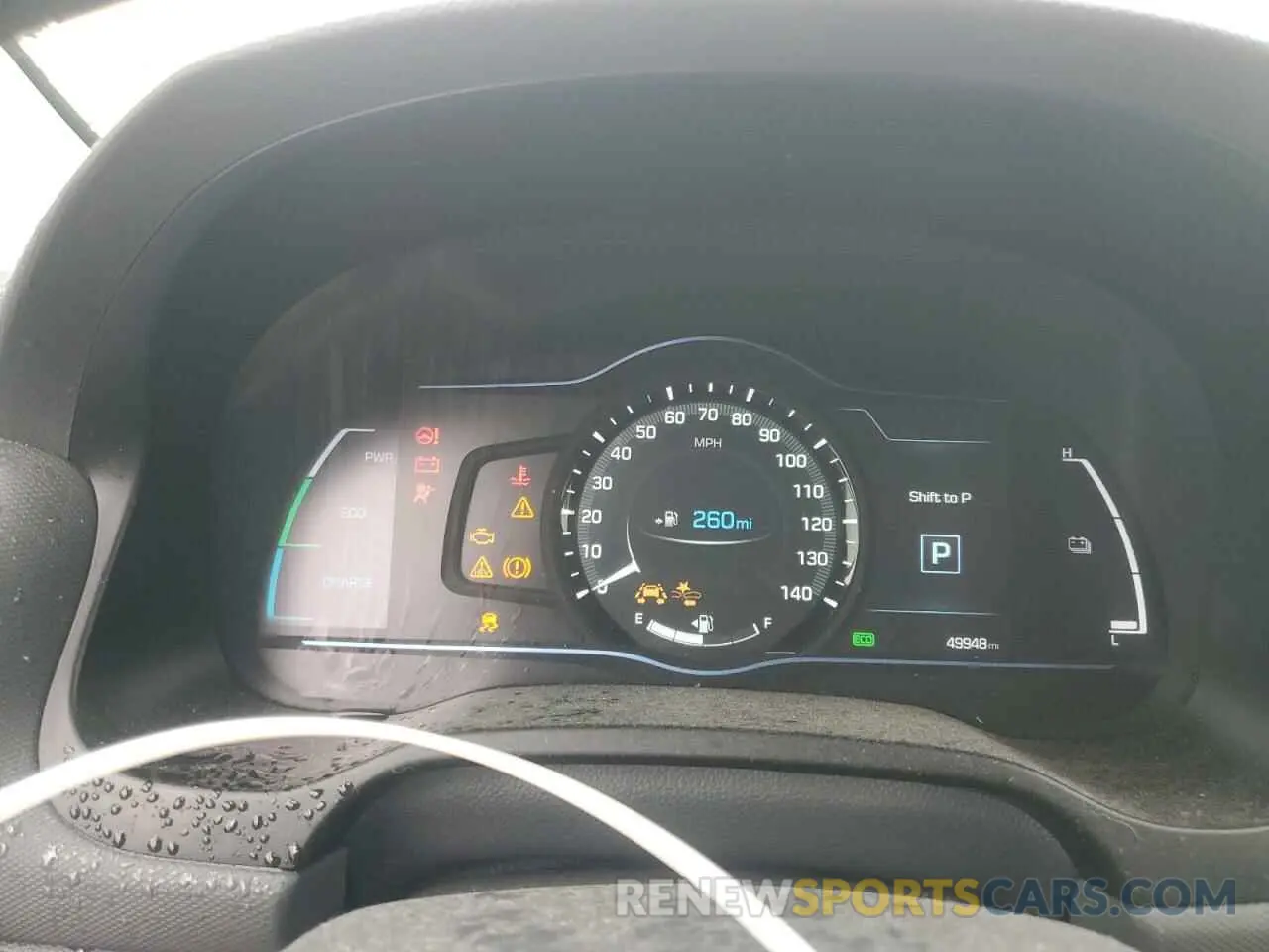 9 Photograph of a damaged car KMHC75LC8KU106716 HYUNDAI IONIQ 2019