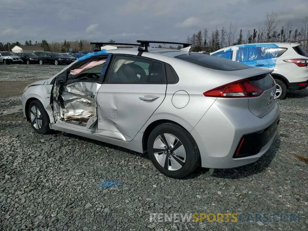 2 Фотография поврежденного автомобиля KMHC75LC9KU115103 HYUNDAI IONIQ 2019