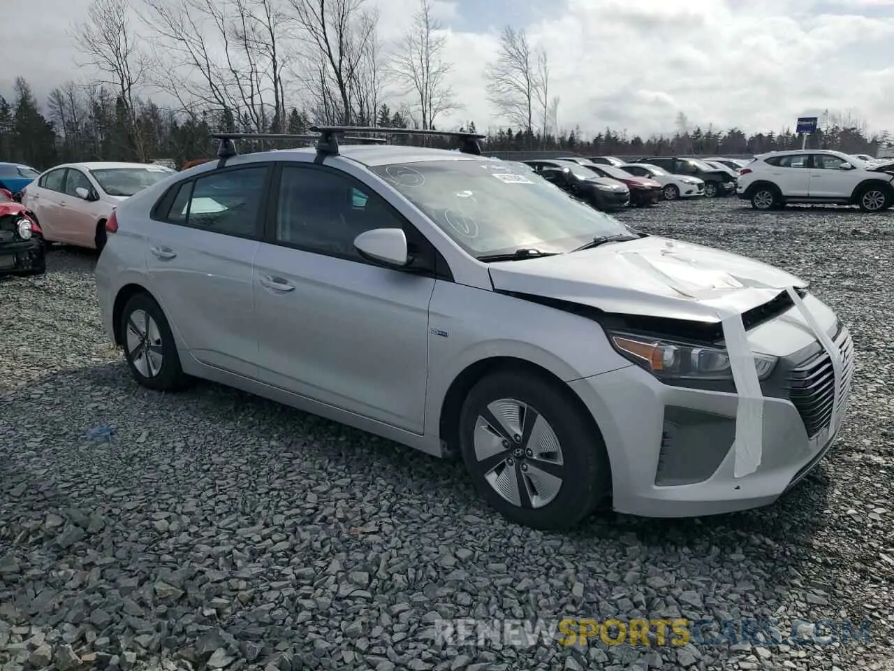 4 Фотография поврежденного автомобиля KMHC75LC9KU115103 HYUNDAI IONIQ 2019