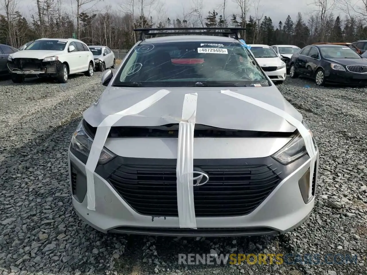5 Фотография поврежденного автомобиля KMHC75LC9KU115103 HYUNDAI IONIQ 2019