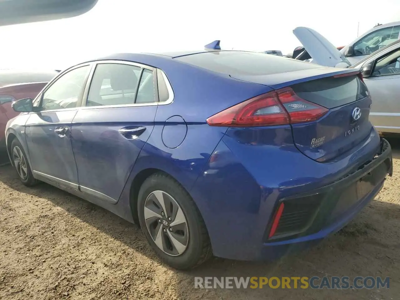 2 Photograph of a damaged car KMHC75LC9KU117854 HYUNDAI IONIQ 2019