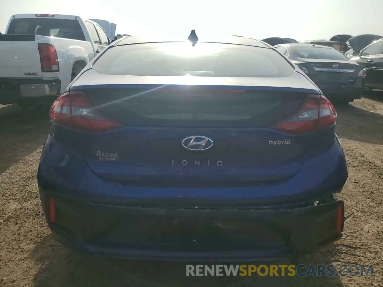 6 Photograph of a damaged car KMHC75LC9KU117854 HYUNDAI IONIQ 2019