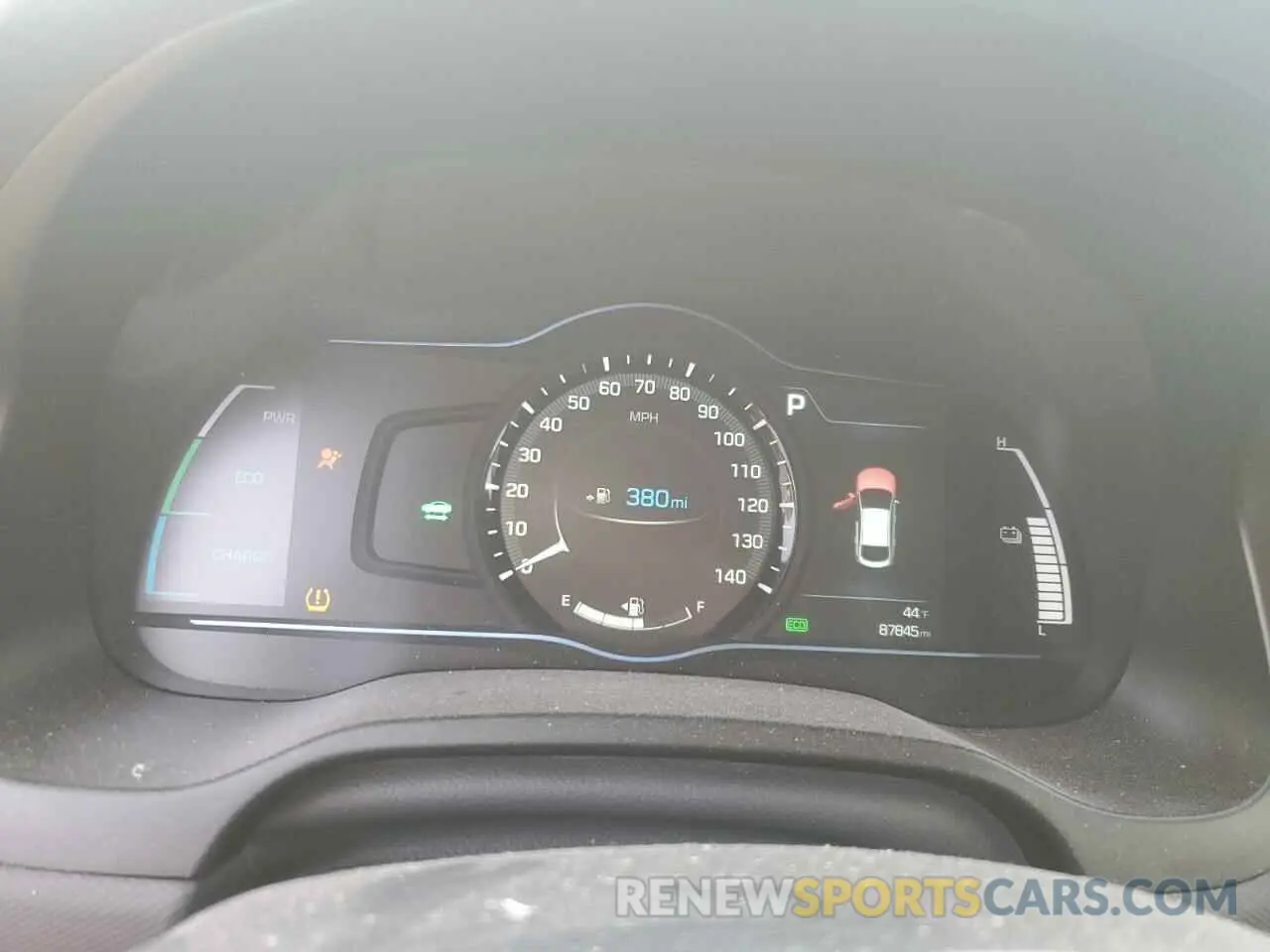 9 Photograph of a damaged car KMHC75LC9KU117854 HYUNDAI IONIQ 2019