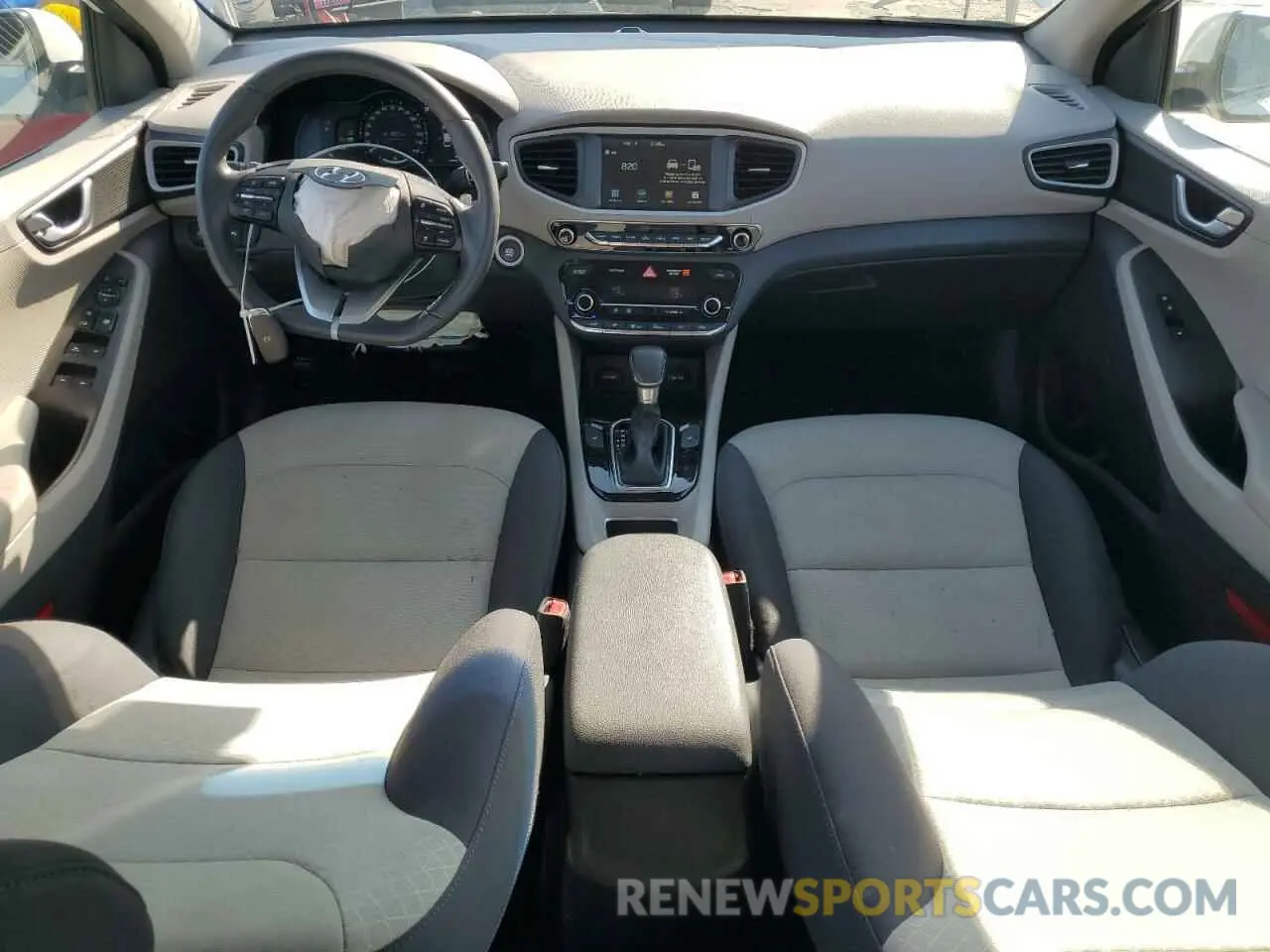 8 Photograph of a damaged car KMHC75LCXKU134128 HYUNDAI IONIQ 2019