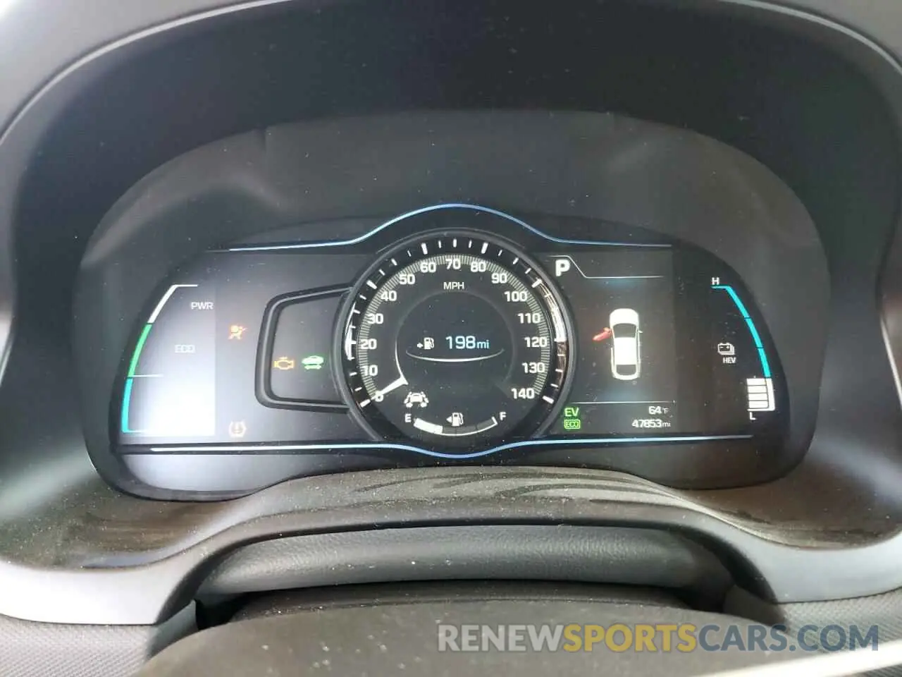 9 Photograph of a damaged car KMHC75LD3KU167576 HYUNDAI IONIQ 2019