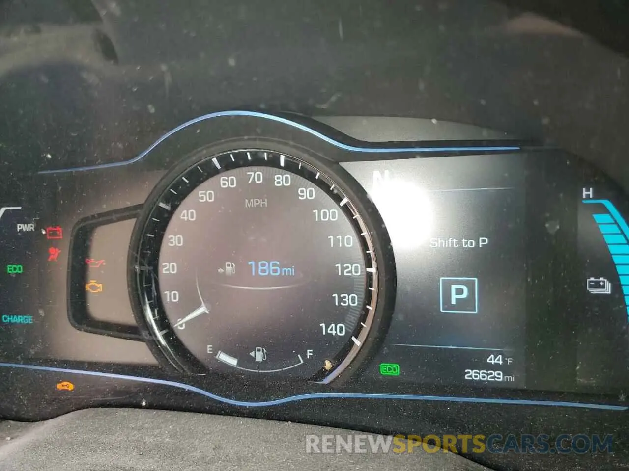9 Photograph of a damaged car KMHC75LD7KU159934 HYUNDAI IONIQ 2019