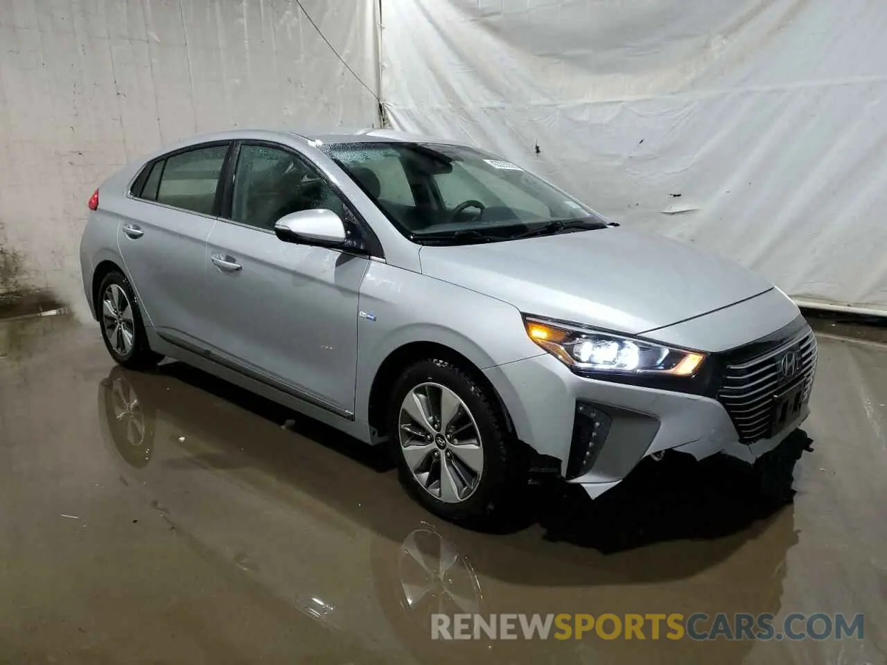 4 Фотография поврежденного автомобиля KMHC75LD9KU172927 HYUNDAI IONIQ 2019