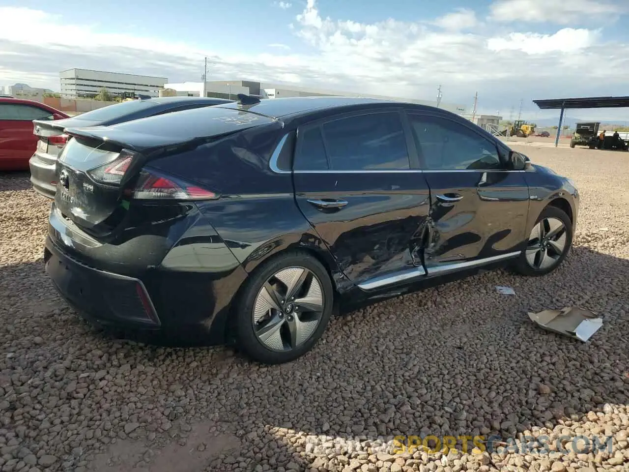 3 Photograph of a damaged car KMHC05LC2LU240451 HYUNDAI IONIQ 2020