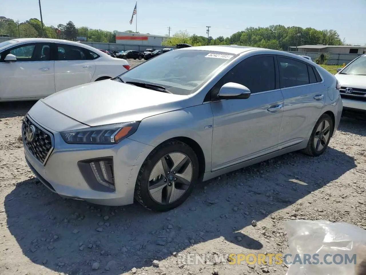 1 Photograph of a damaged car KMHC05LC3LU209838 HYUNDAI IONIQ 2020