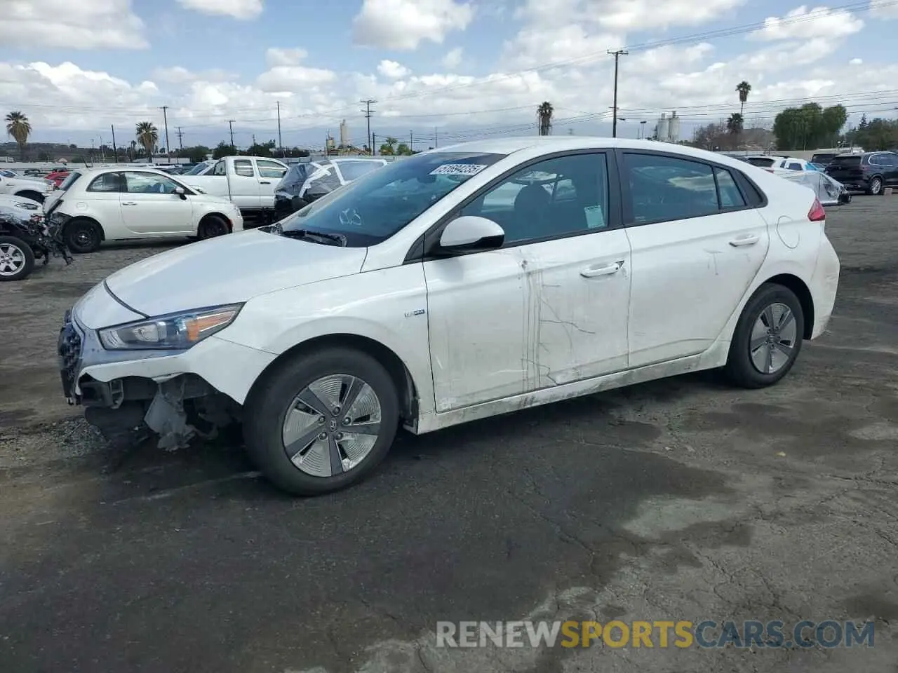 1 Photograph of a damaged car KMHC65LC1LU234347 HYUNDAI IONIQ 2020