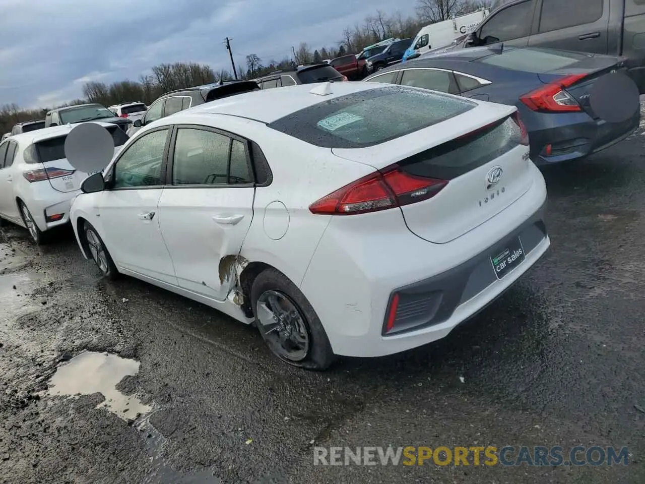 2 Photograph of a damaged car KMHC65LC5LU234609 HYUNDAI IONIQ 2020