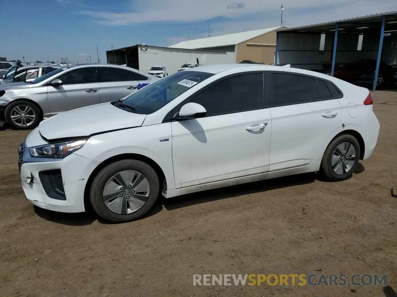 1 Photograph of a damaged car KMHC65LCXLU186394 HYUNDAI IONIQ 2020