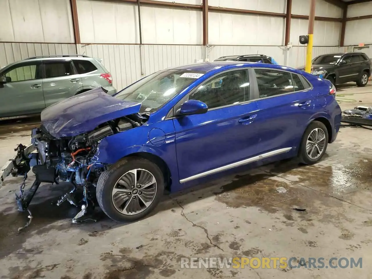 1 Photograph of a damaged car KMHC65LD7LU226181 HYUNDAI IONIQ 2020