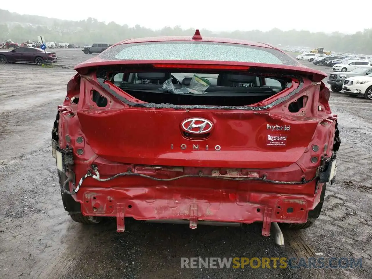 6 Photograph of a damaged car KMHC75LC9LU200914 HYUNDAI IONIQ 2020