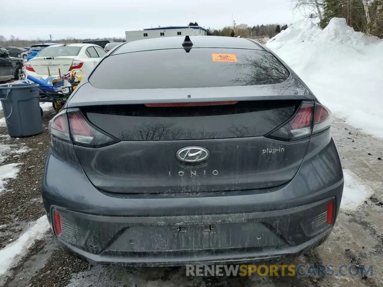 6 Photograph of a damaged car KMHC75LD7LU192580 HYUNDAI IONIQ 2020