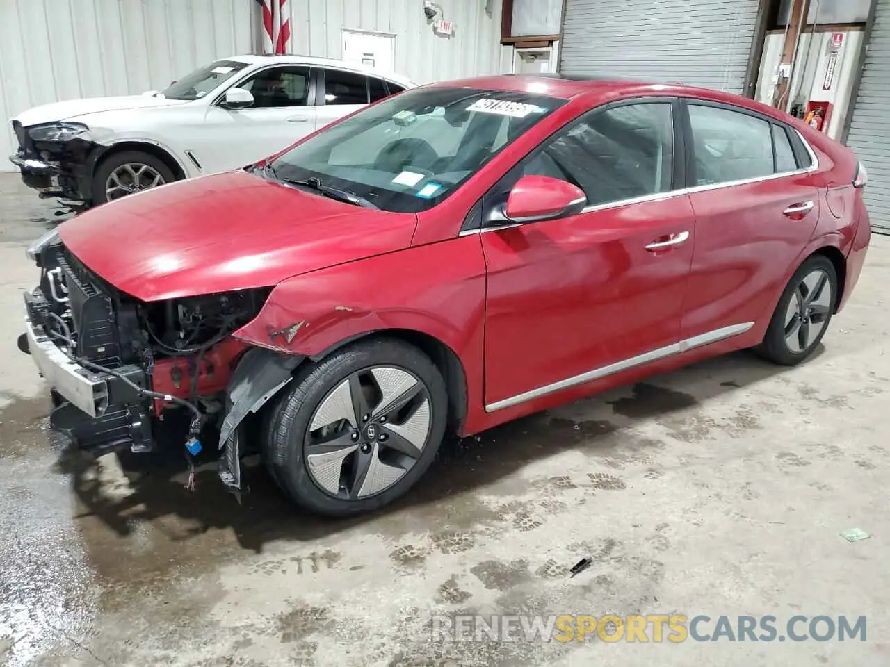 1 Photograph of a damaged car KMHC05LC6MU250403 HYUNDAI IONIQ 2021