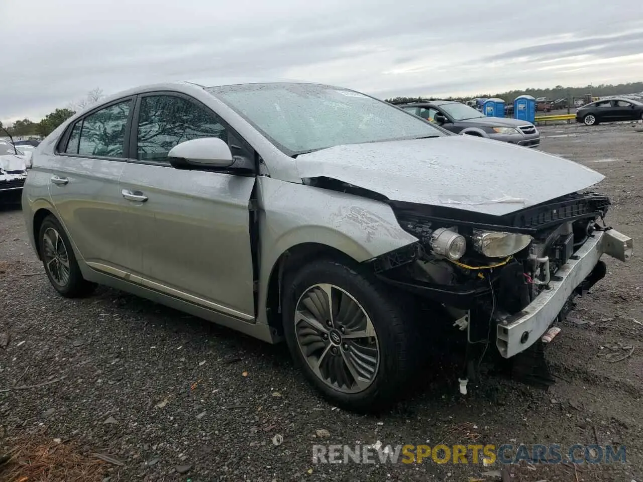 4 Photograph of a damaged car KMHC65LD5MU261254 HYUNDAI IONIQ 2021